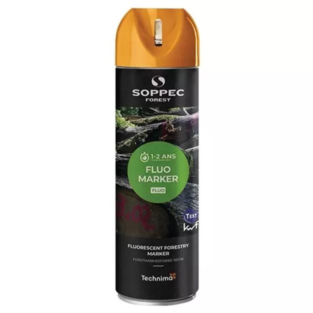 Image sur TRACEUR FORESTIER FLUORESCENT ORANGE 500ML