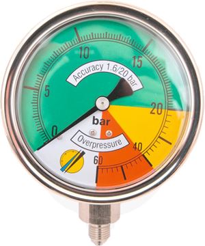 Image de Manomètre 0 - 20/60 Bar